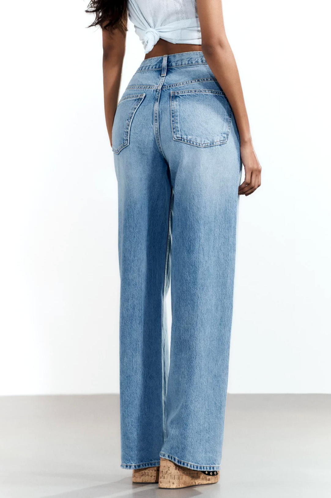 SYAR High-Waist Wide Leg Jeans