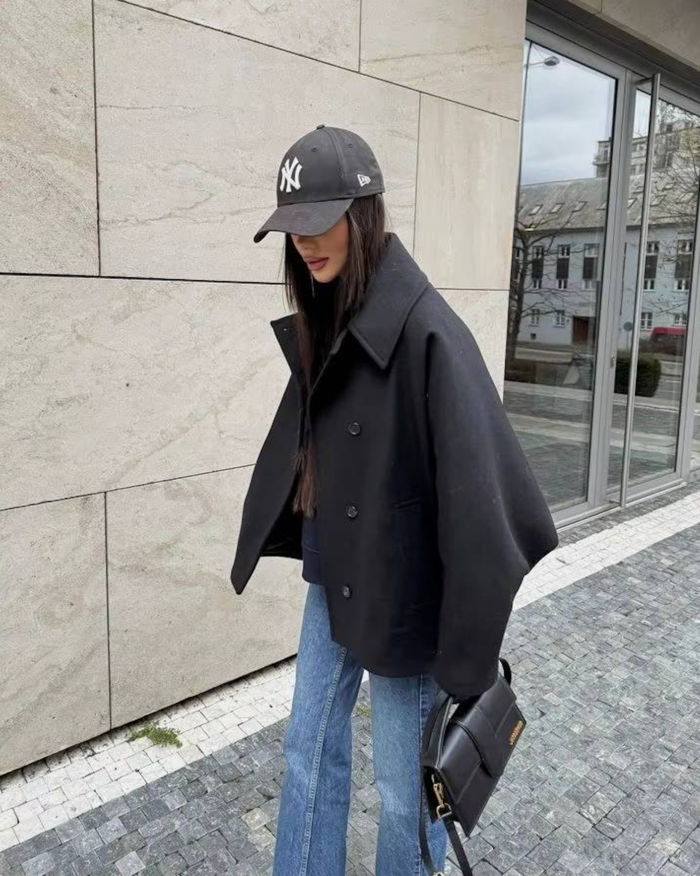 DALHYA Oversized Wool Coat