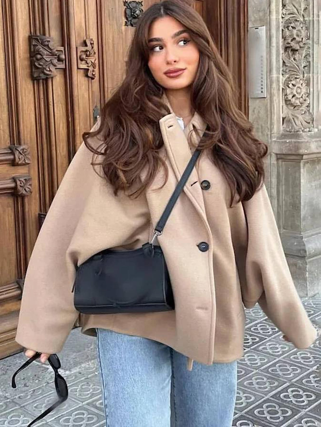 DALHYA Oversized Wool Coat