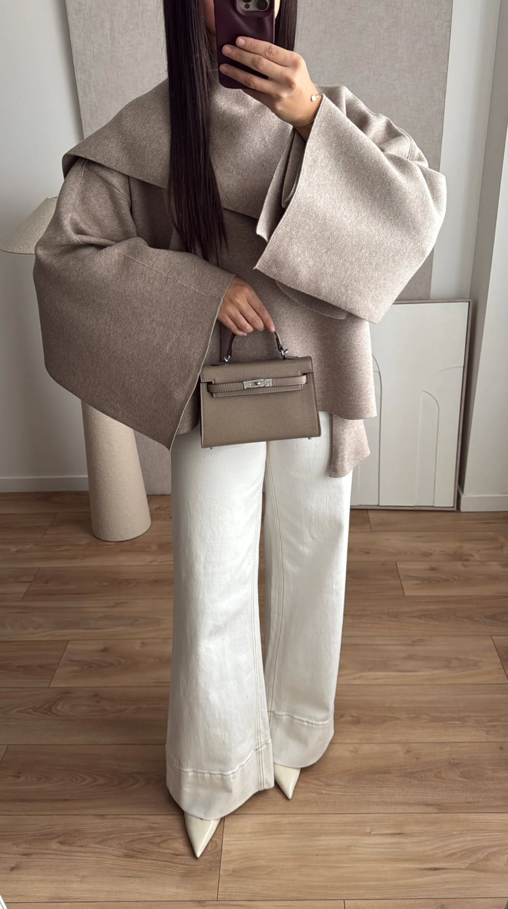 SALWA Wool Blend Cape