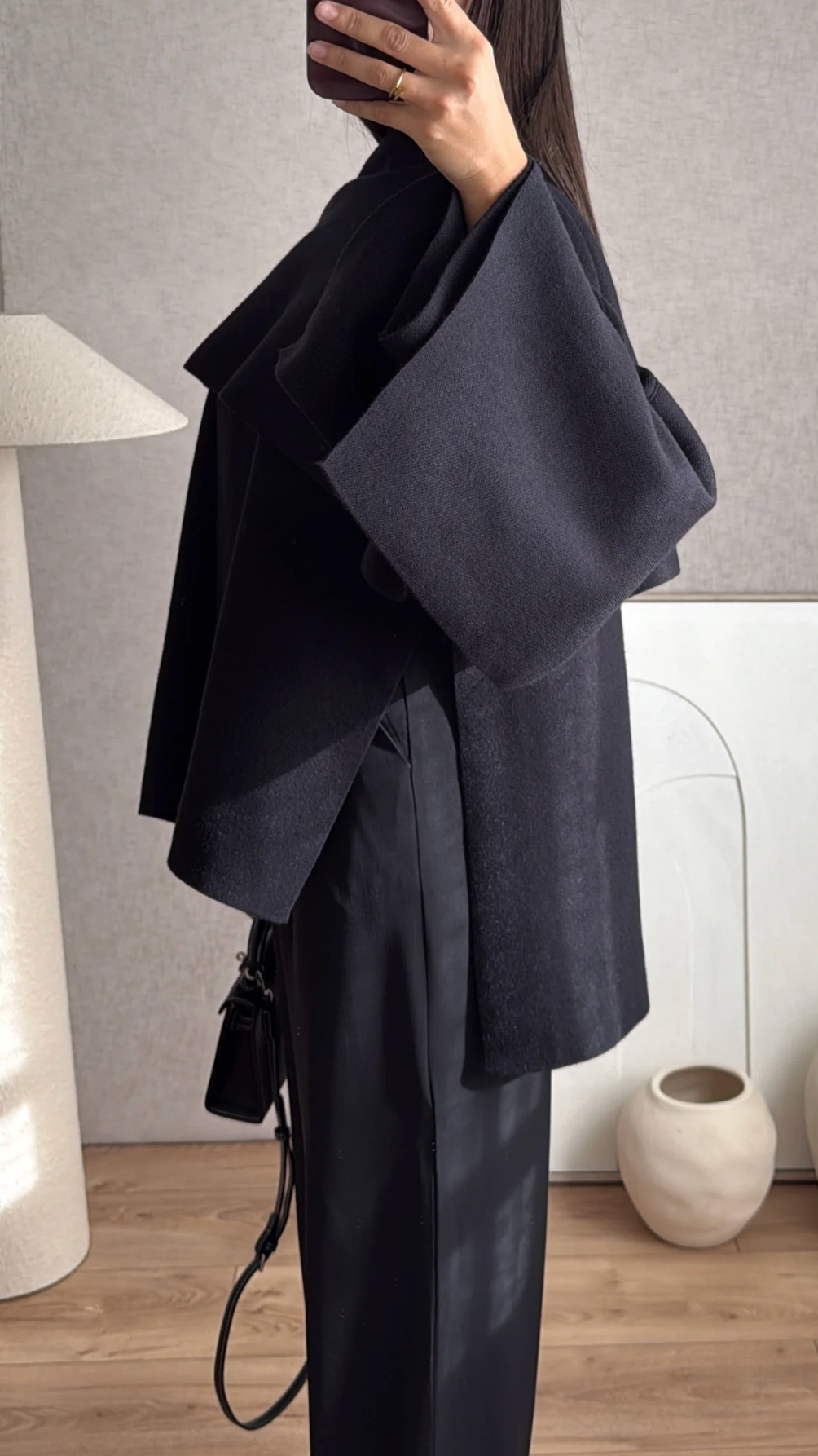 SALWA Wool Blend Cape