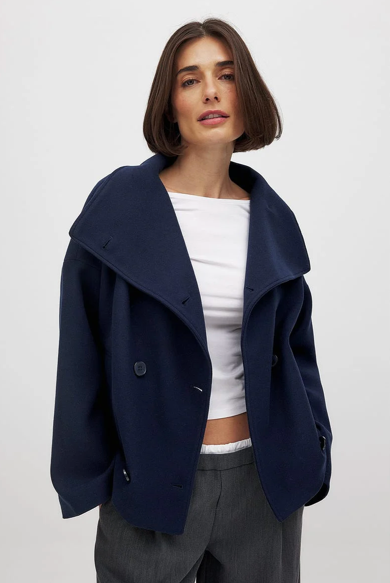 NELLY Short Double-Breasted Coat