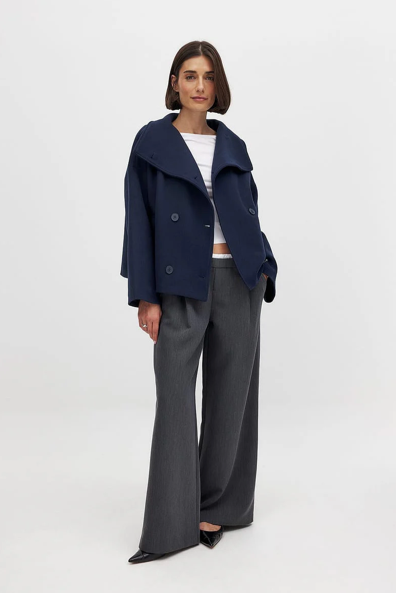 NELLY Short Double-Breasted Coat