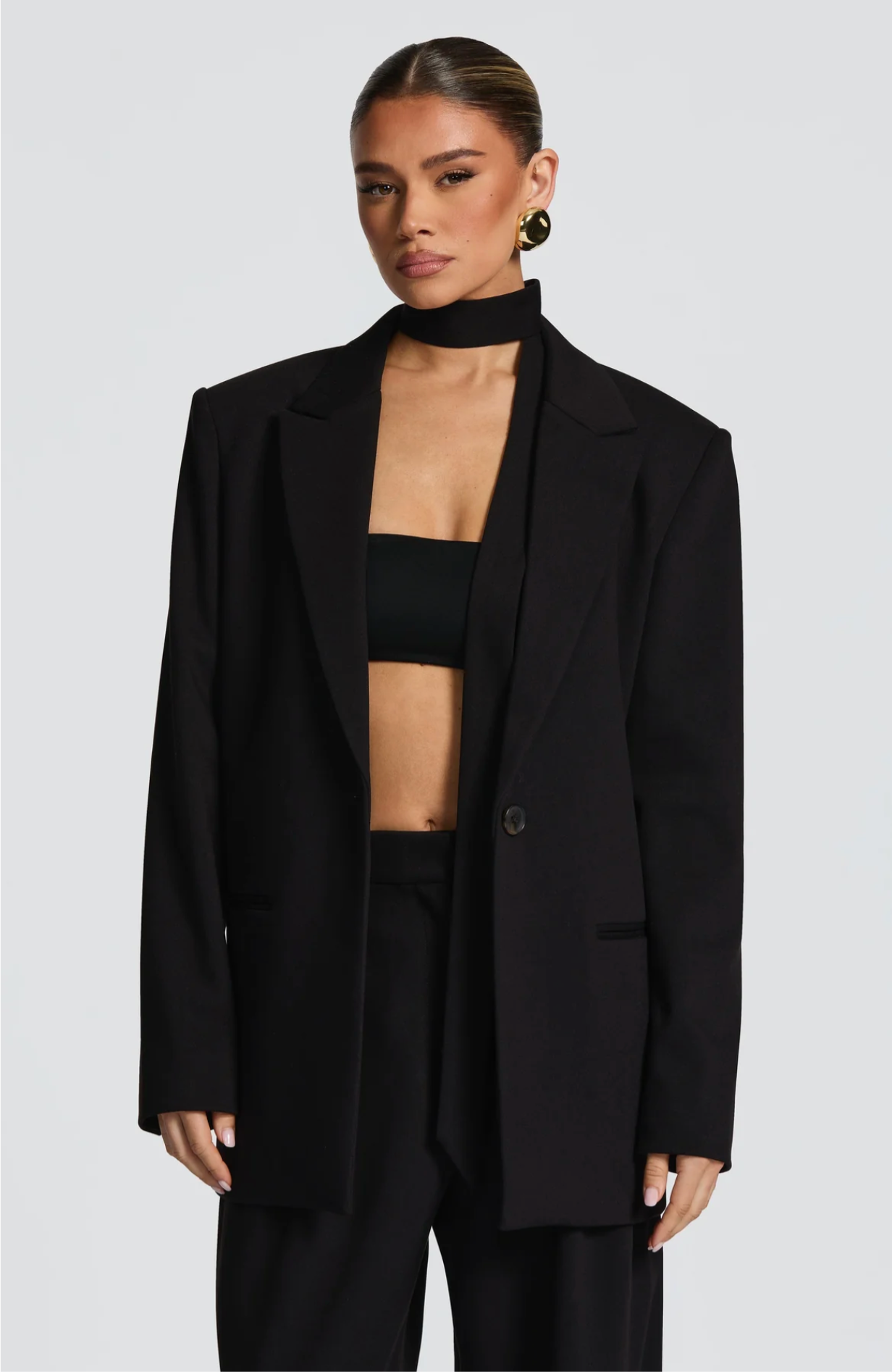REYCE Oversized Black Blazer