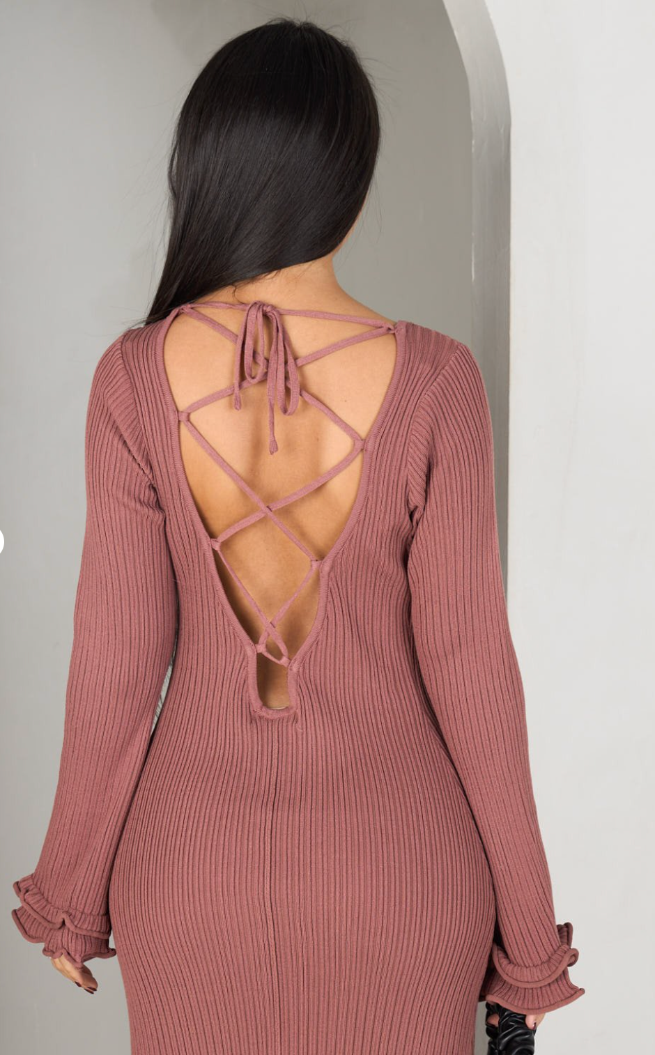 AYESHA Knit Maxi Dress