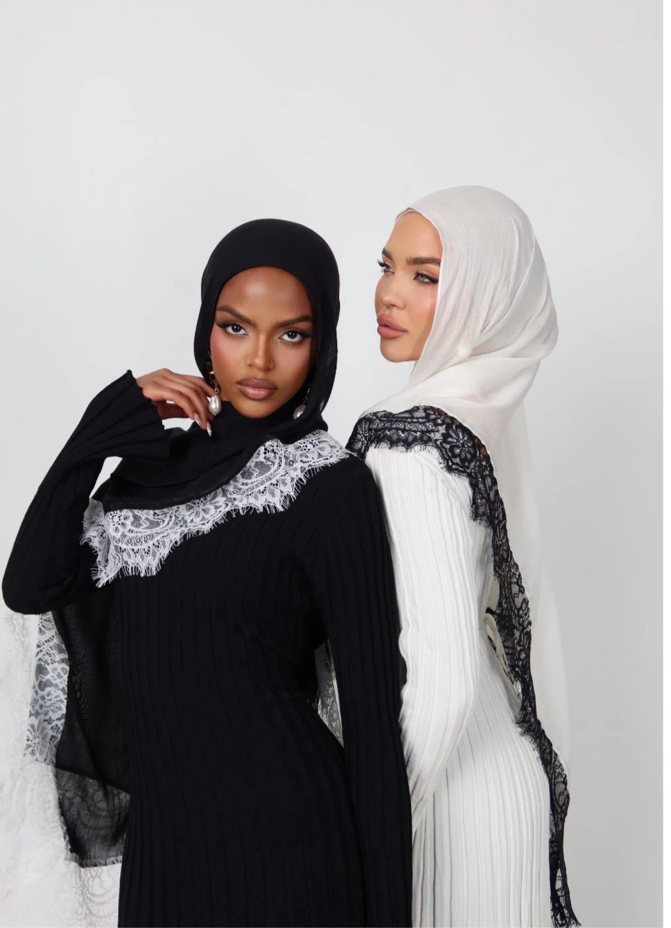 KHEYRAA Lace Modal Hijab