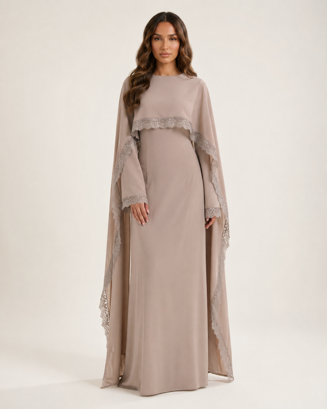 DEFNE Lace Maxi Dress