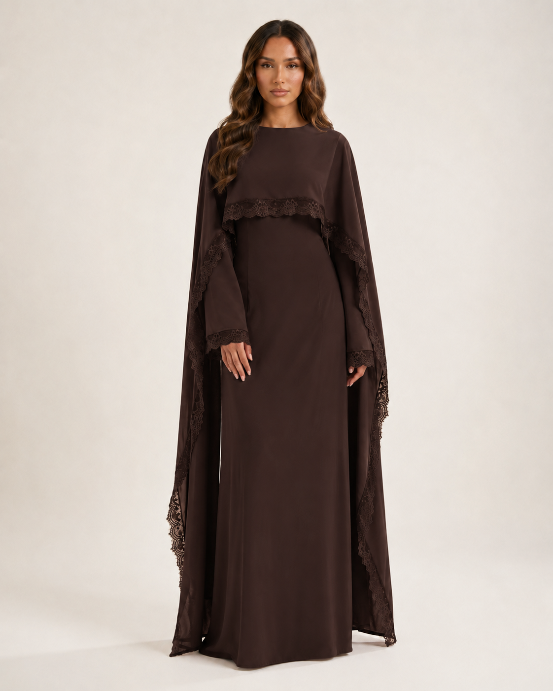 DEFNE Lace Maxi Dress