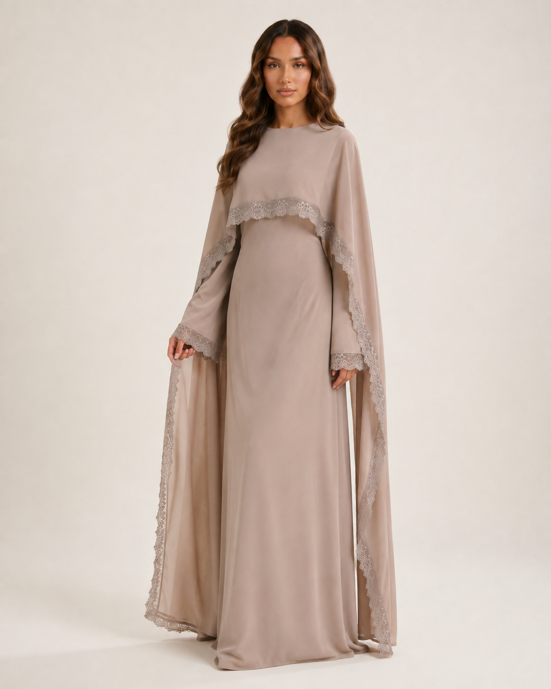 DEFNE Lace Maxi Dress