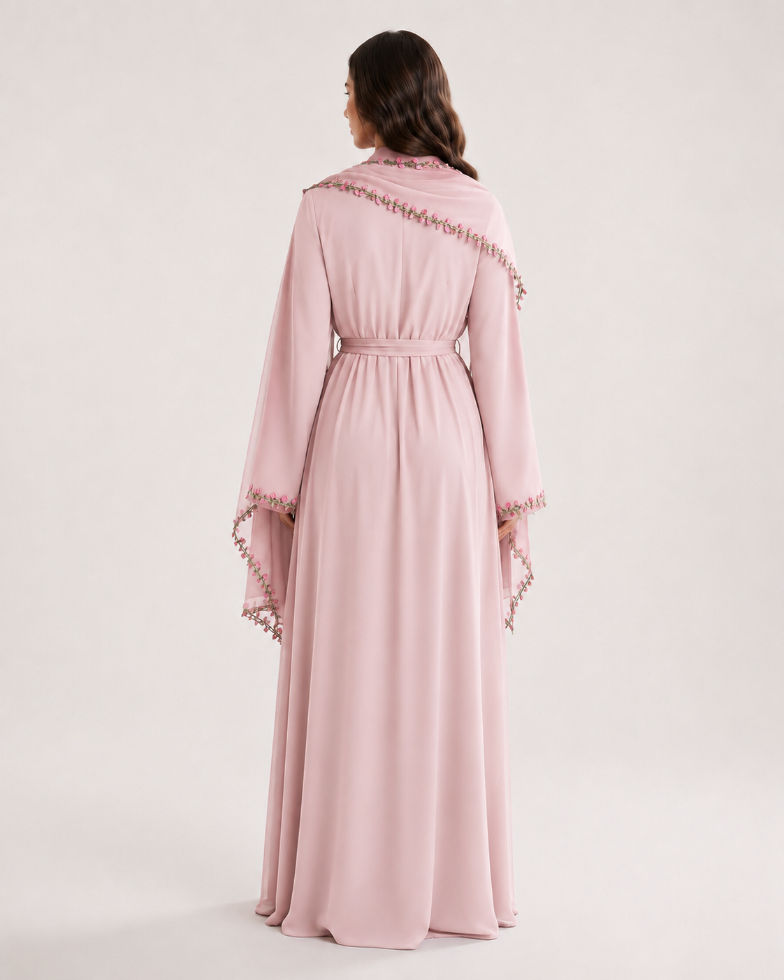 AYNUR Embroidered Maxi Dress