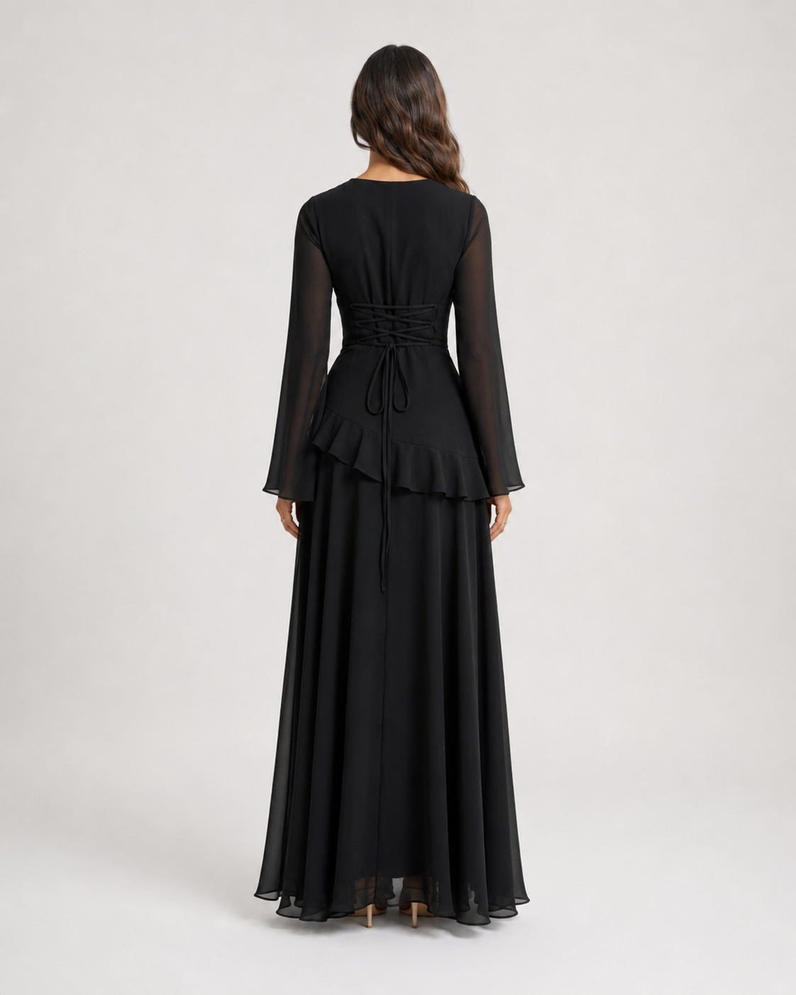 VEELYA - Chiffon Maxi Dress