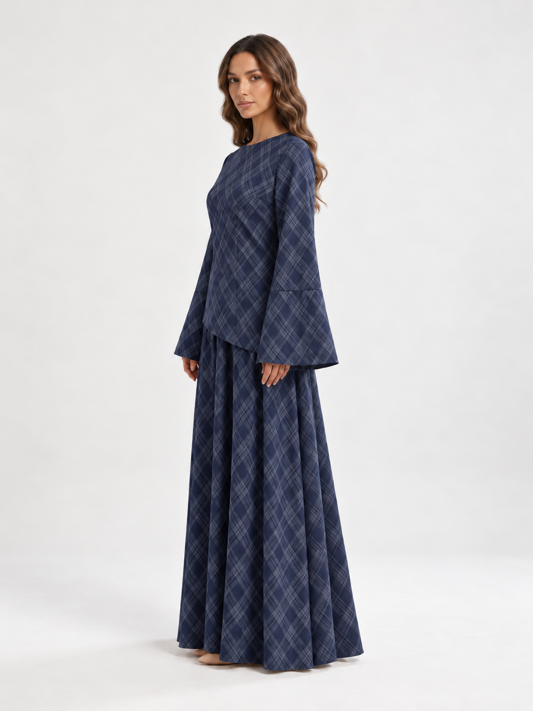 DERYA Asymmetric Maxi Skirt Set