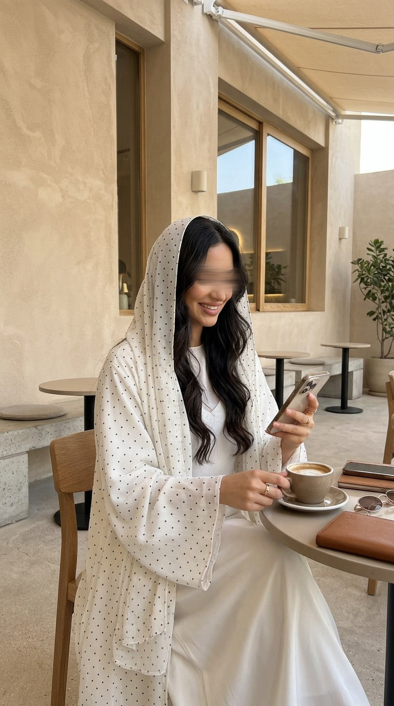 SEVDA Heart Abaya