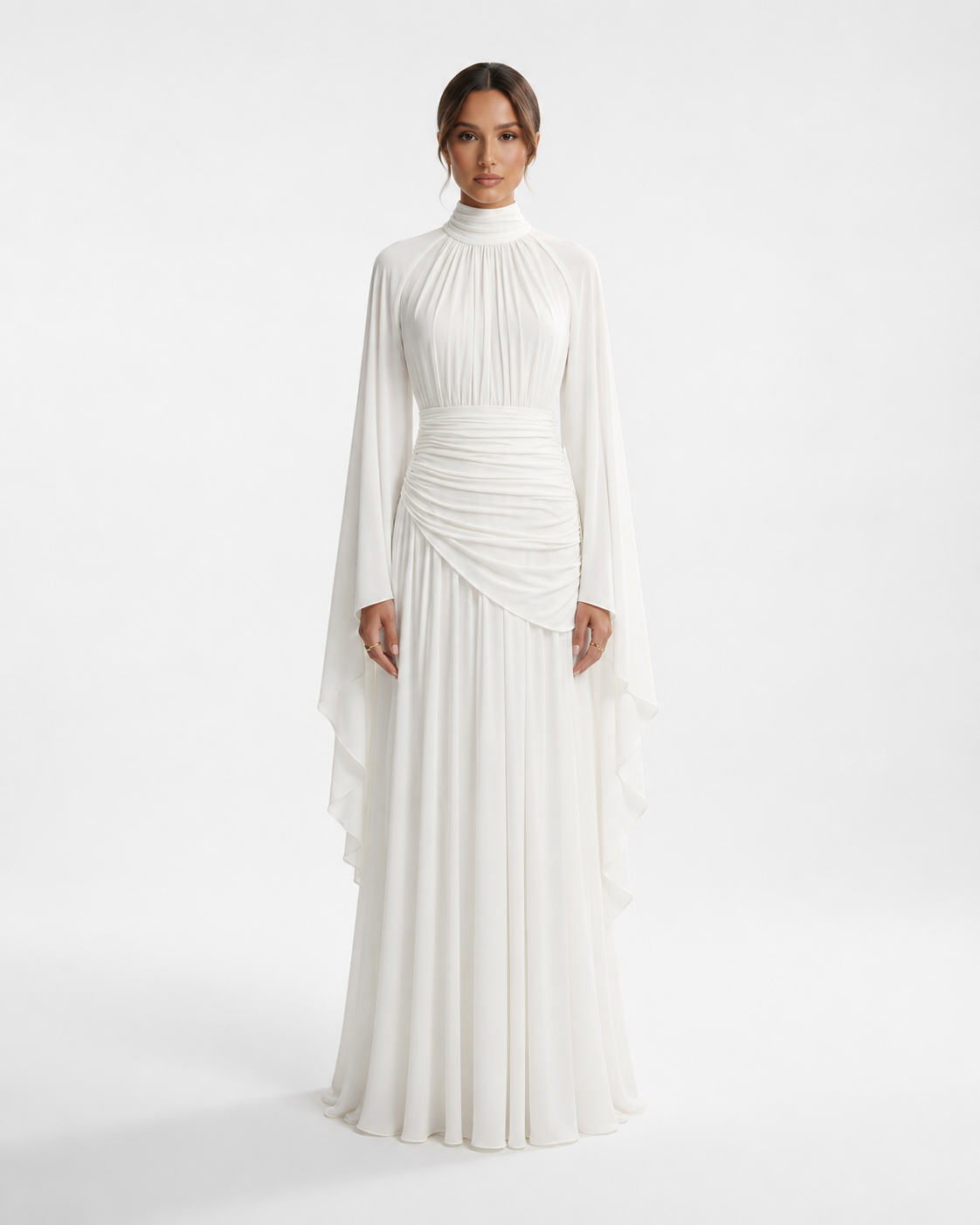 KHADEEJA Draped Maxi Dress
