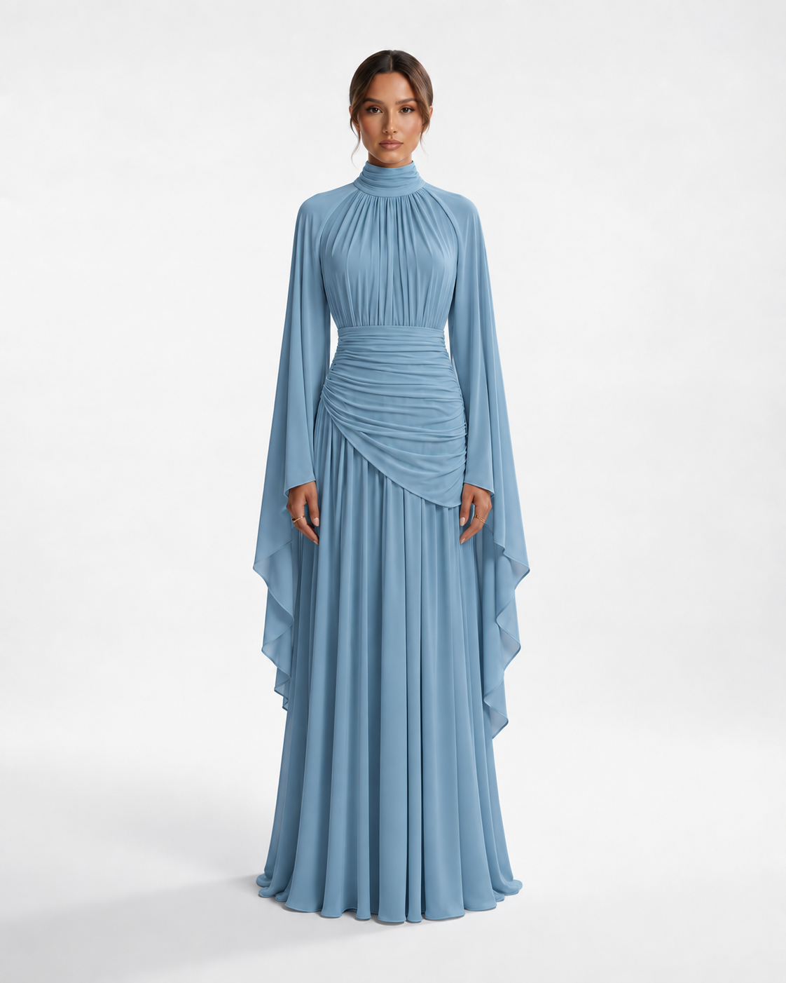 KHADEEJA Draped Maxi Dress
