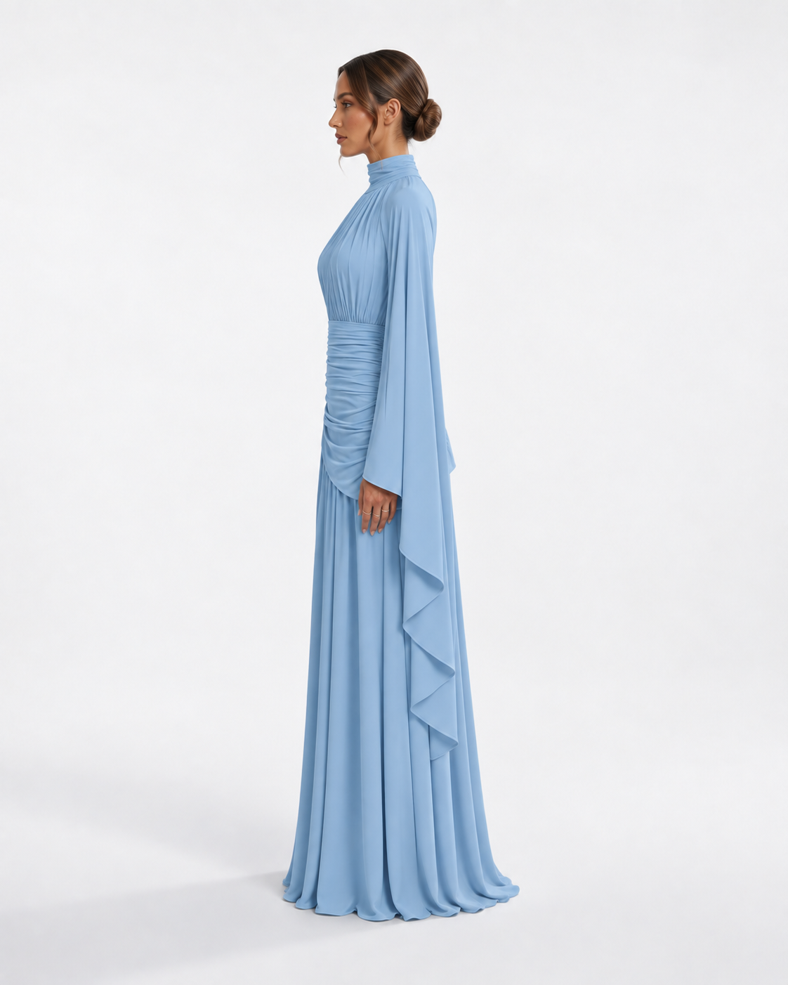 KHADEEJA Draped Maxi Dress
