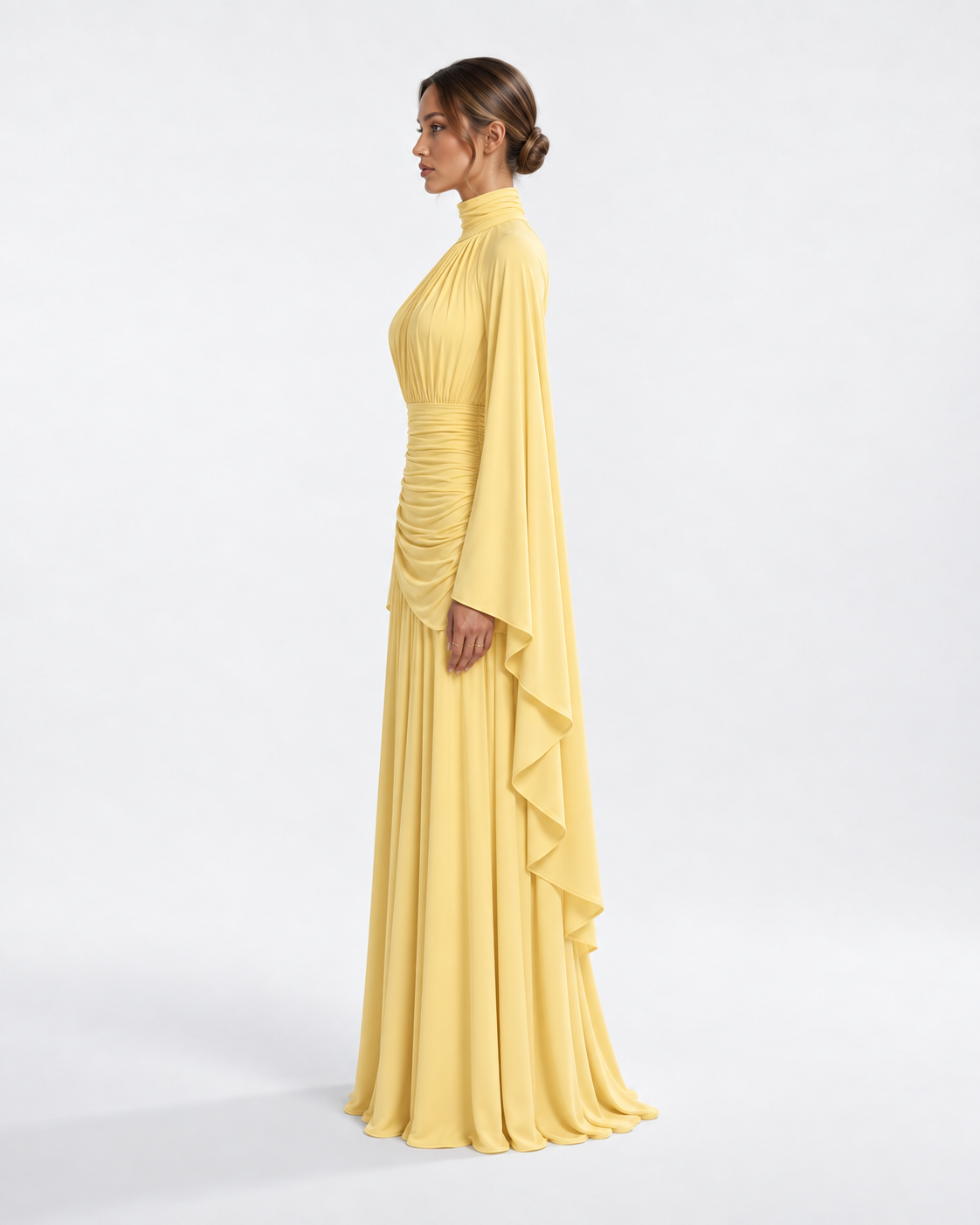 KHADEEJA Draped Maxi Dress
