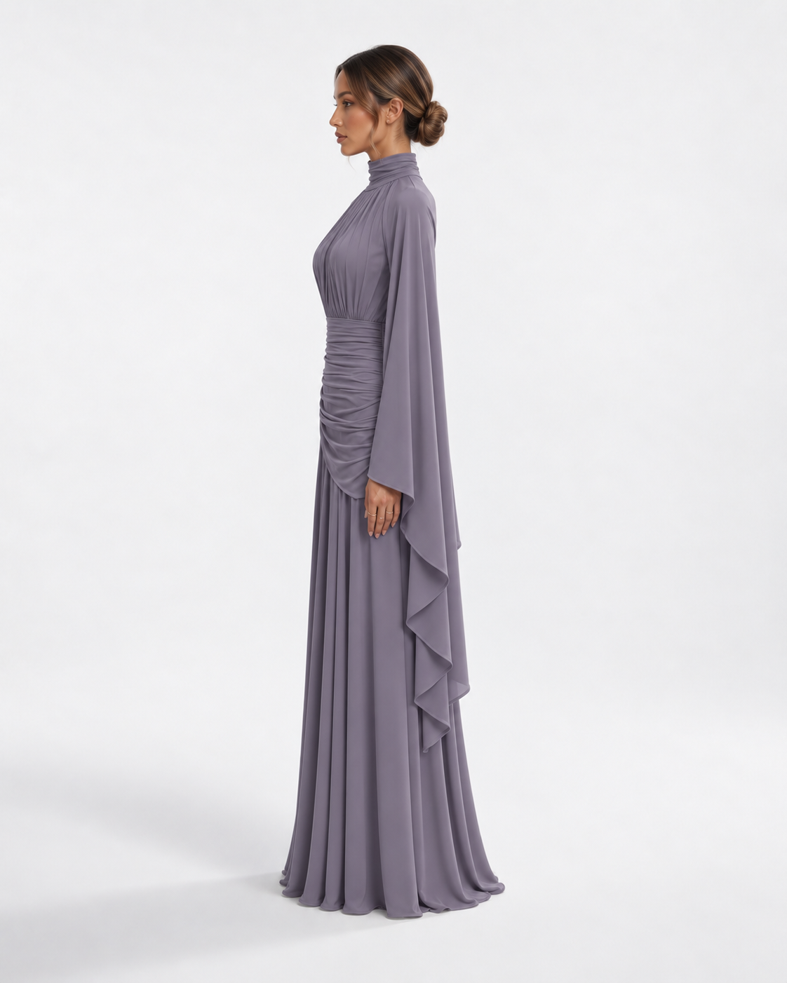 KHADEEJA Draped Maxi Dress