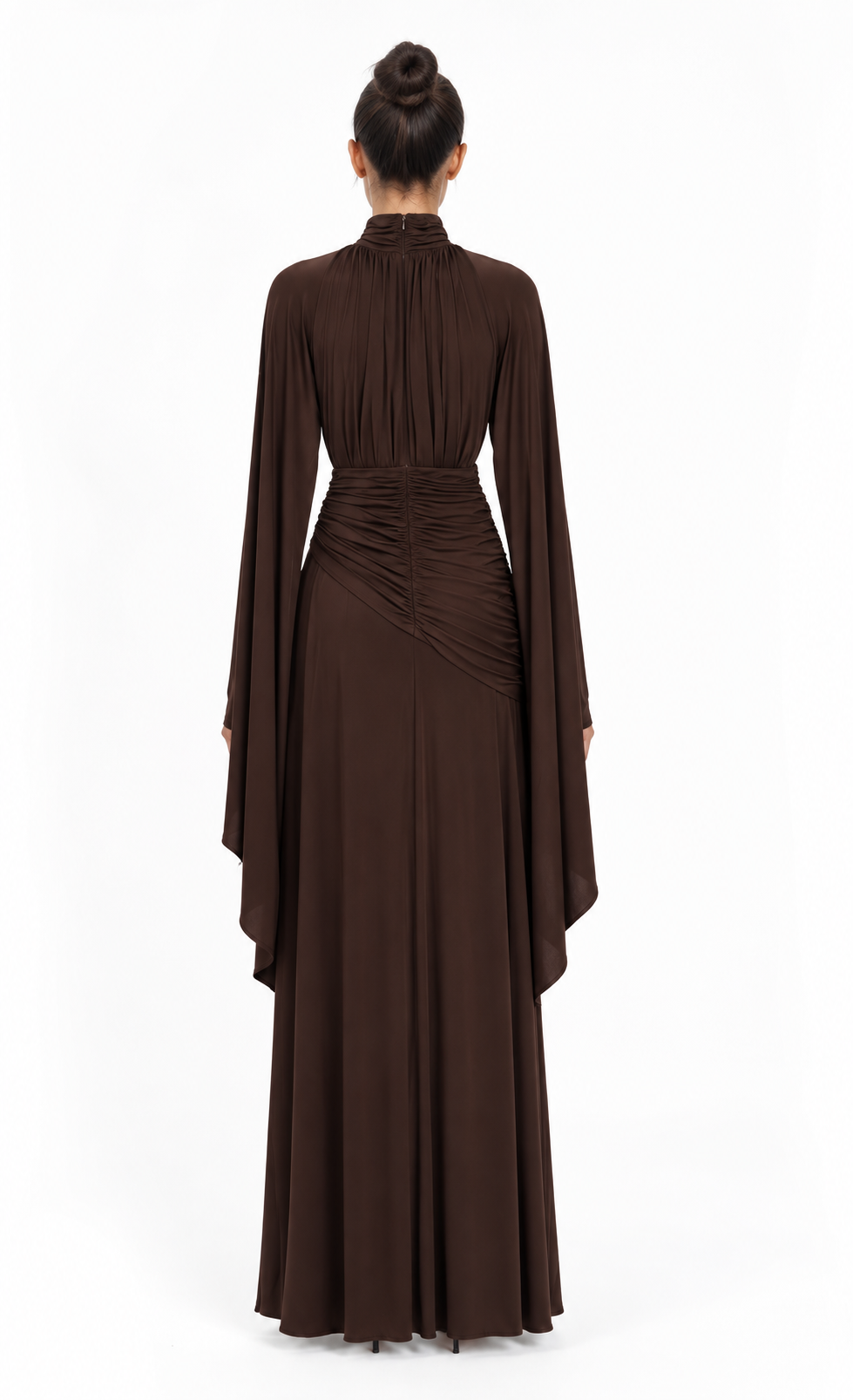 KHADEEJA Draped Maxi Dress
