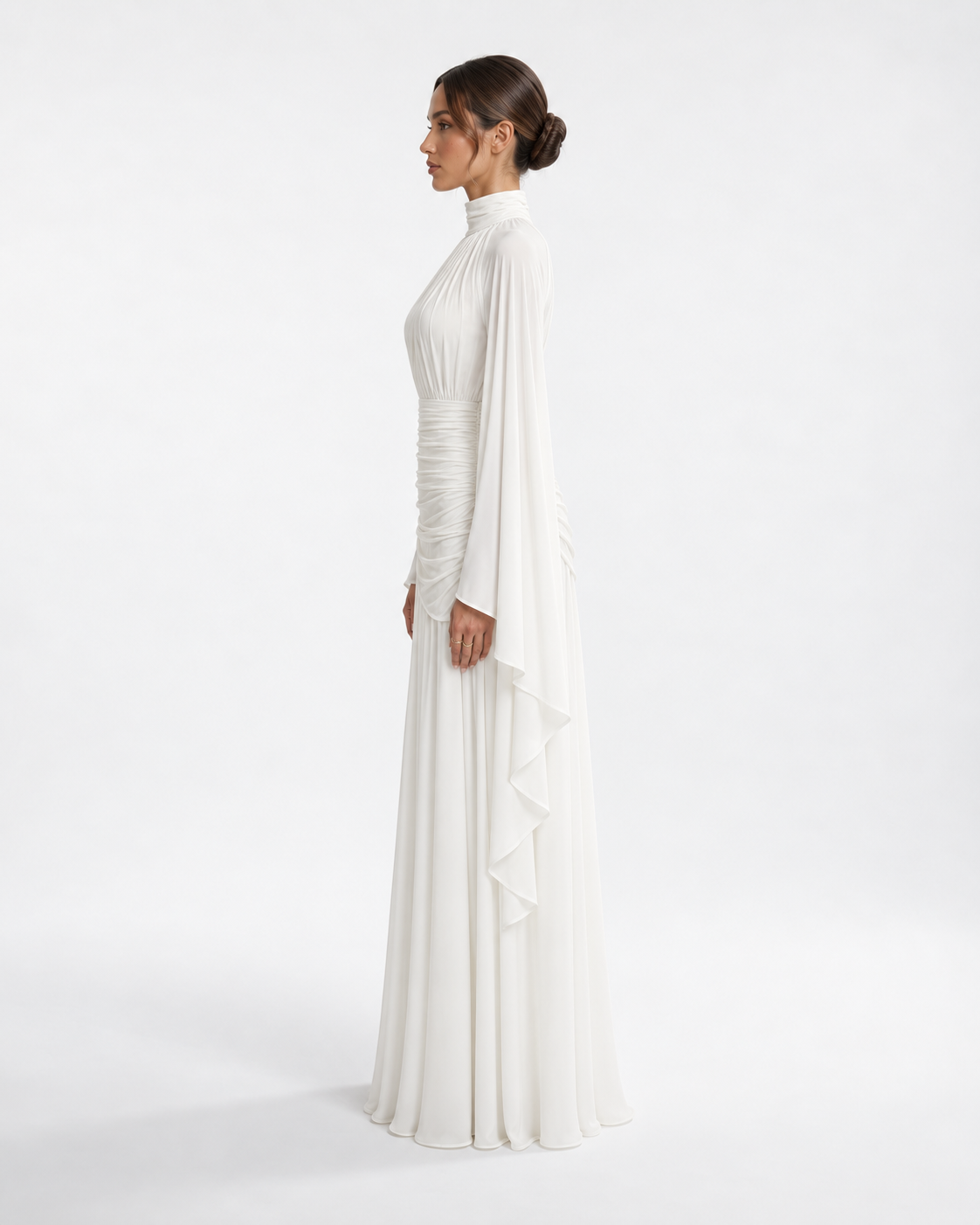 KHADEEJA Draped Maxi Dress