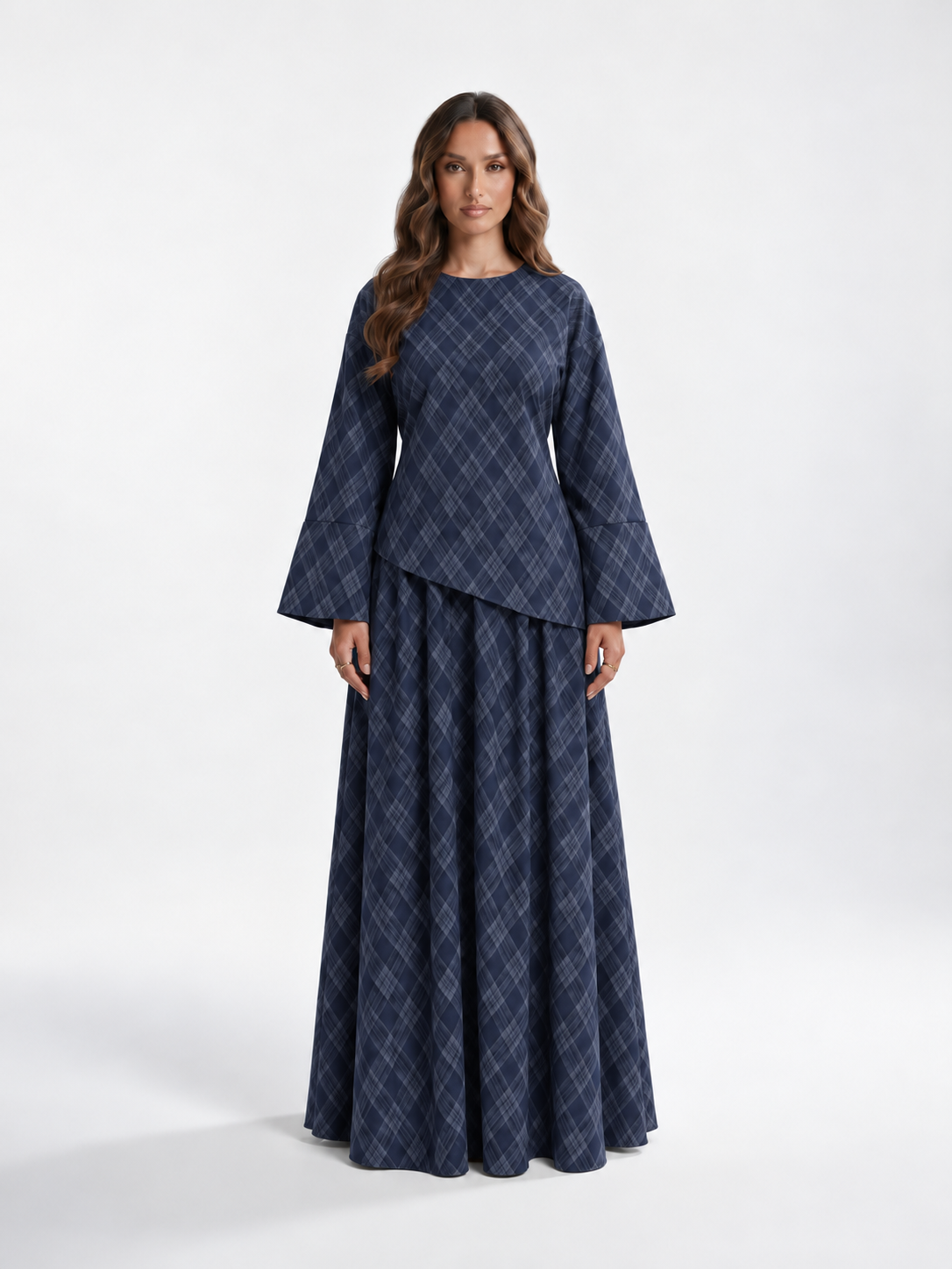 DERYA Asymmetric Maxi Skirt Set