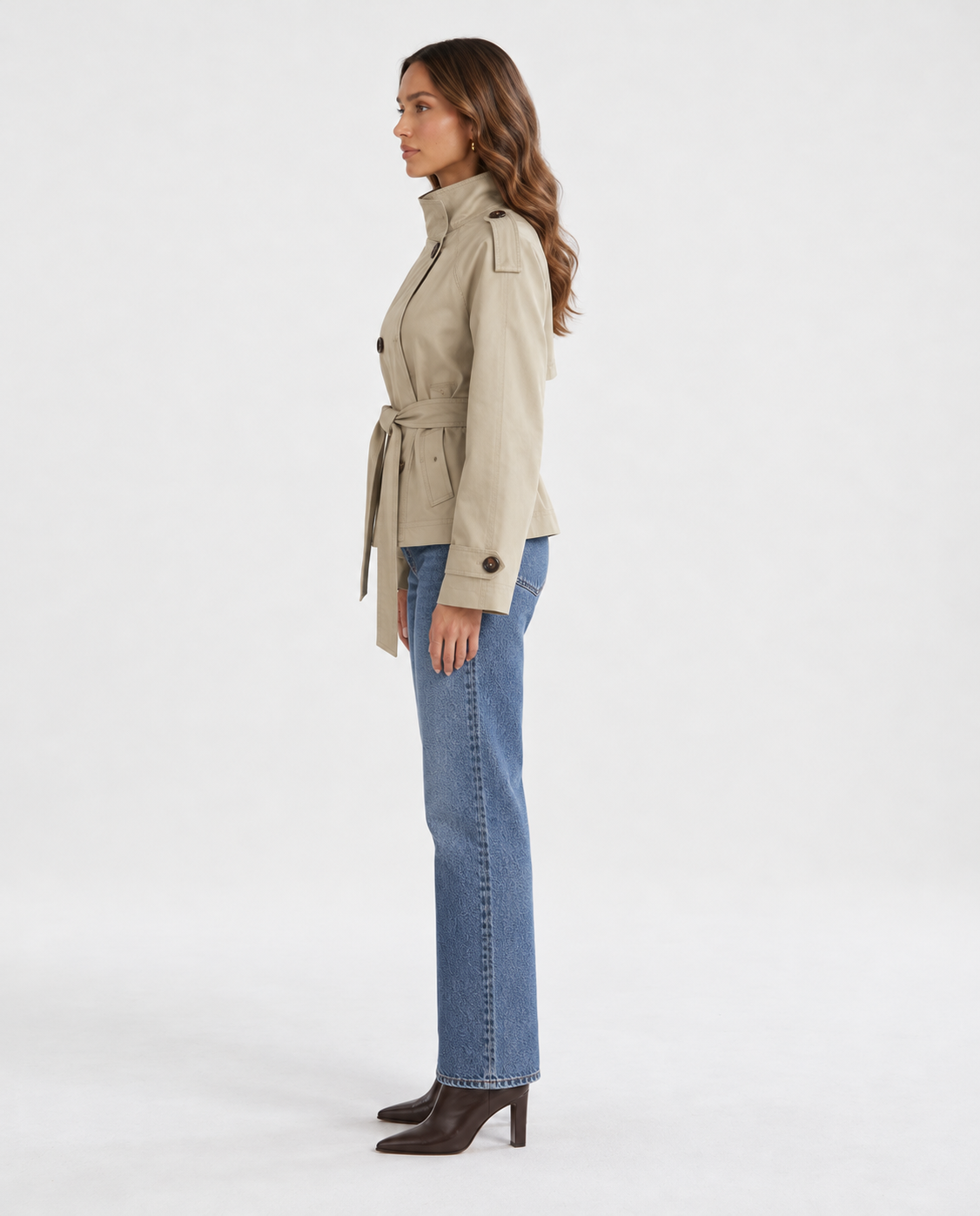 PAULA Short Trench Coat