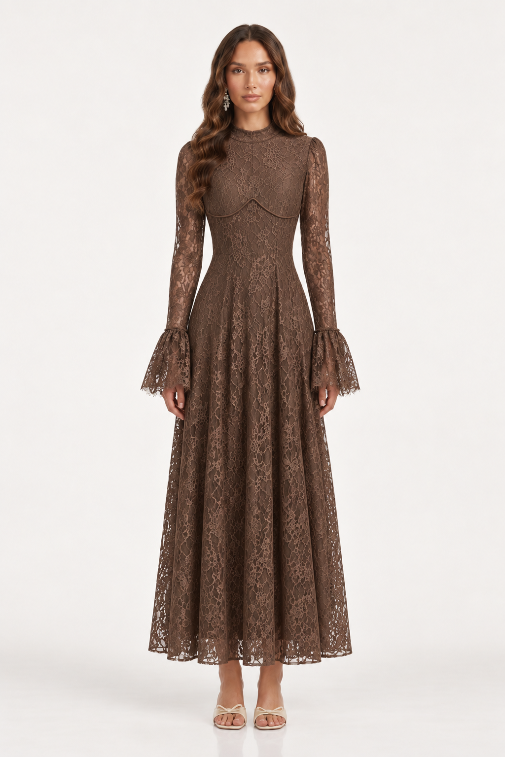 NILÜFER Lace Maxi Dress