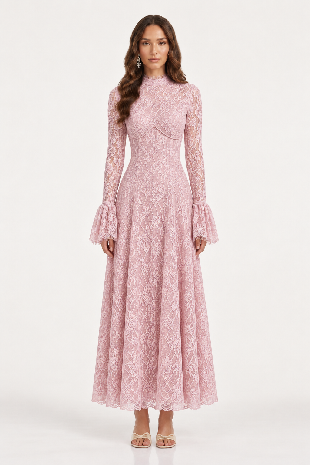 NILÜFER Lace Maxi Dress