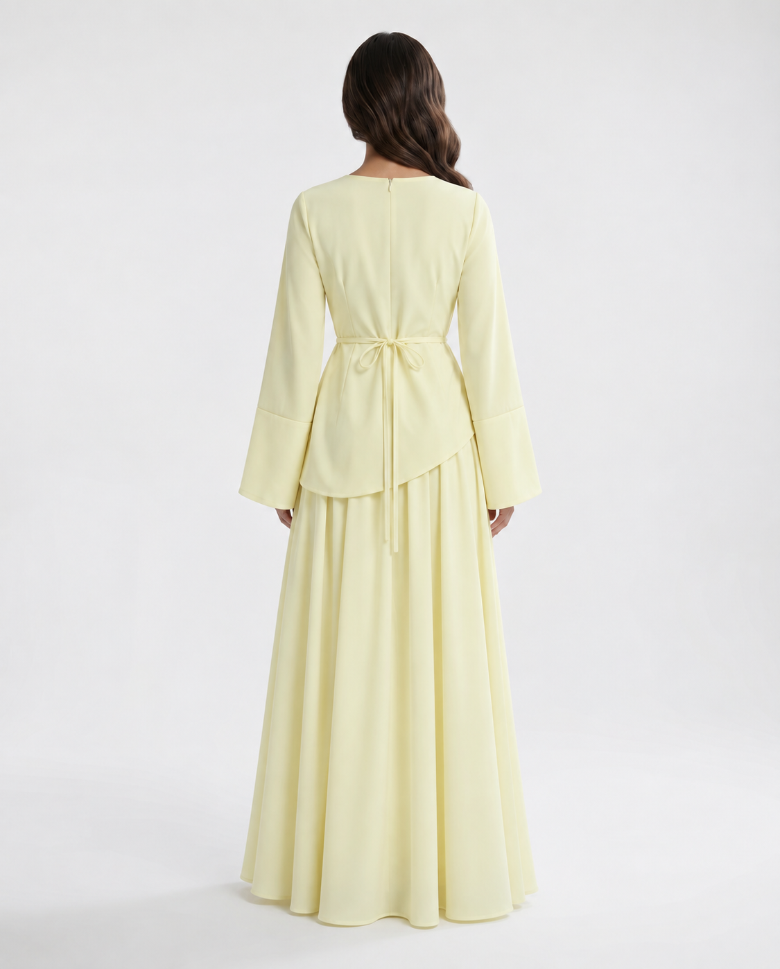 RAYHANA Asymmetric Maxi Skirt Set