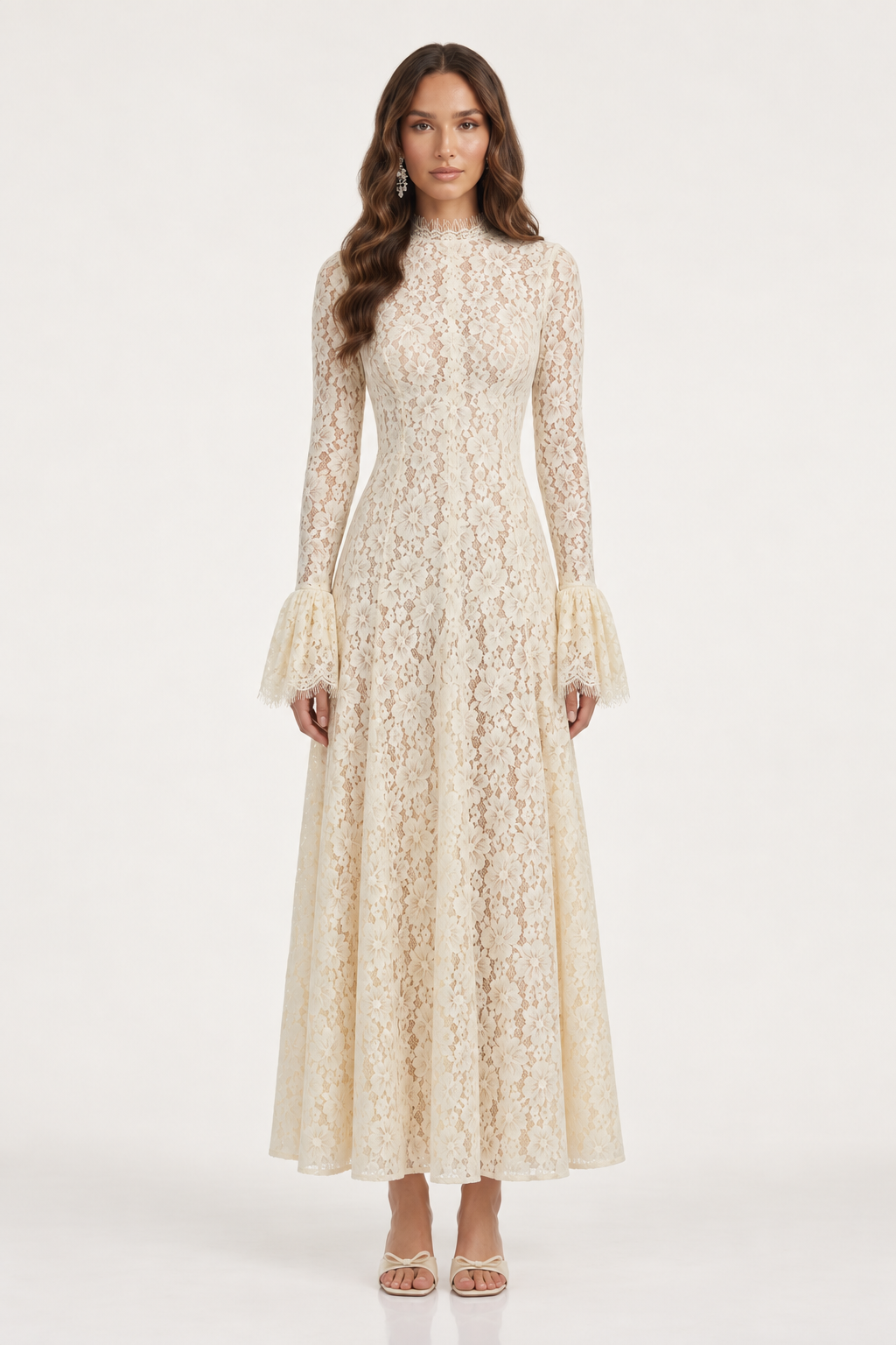 AYLIN Lace Maxi Dress