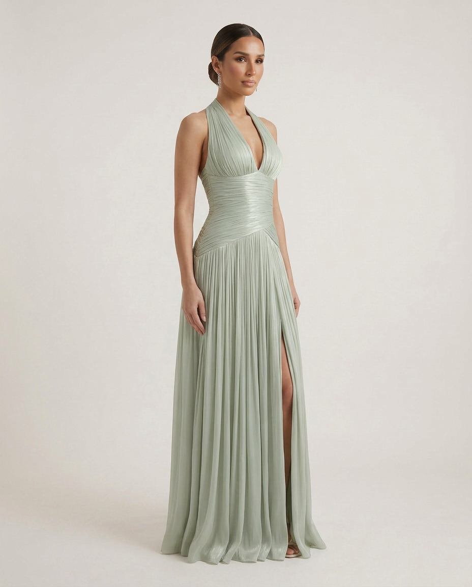 MIRAY Gathered Maxi Dress