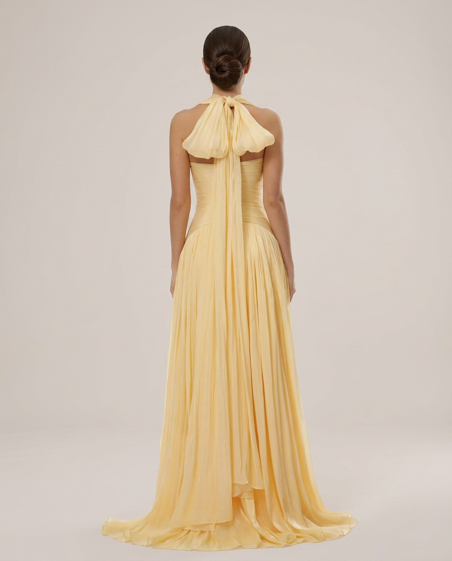 MIRAY Gathered Maxi Dress