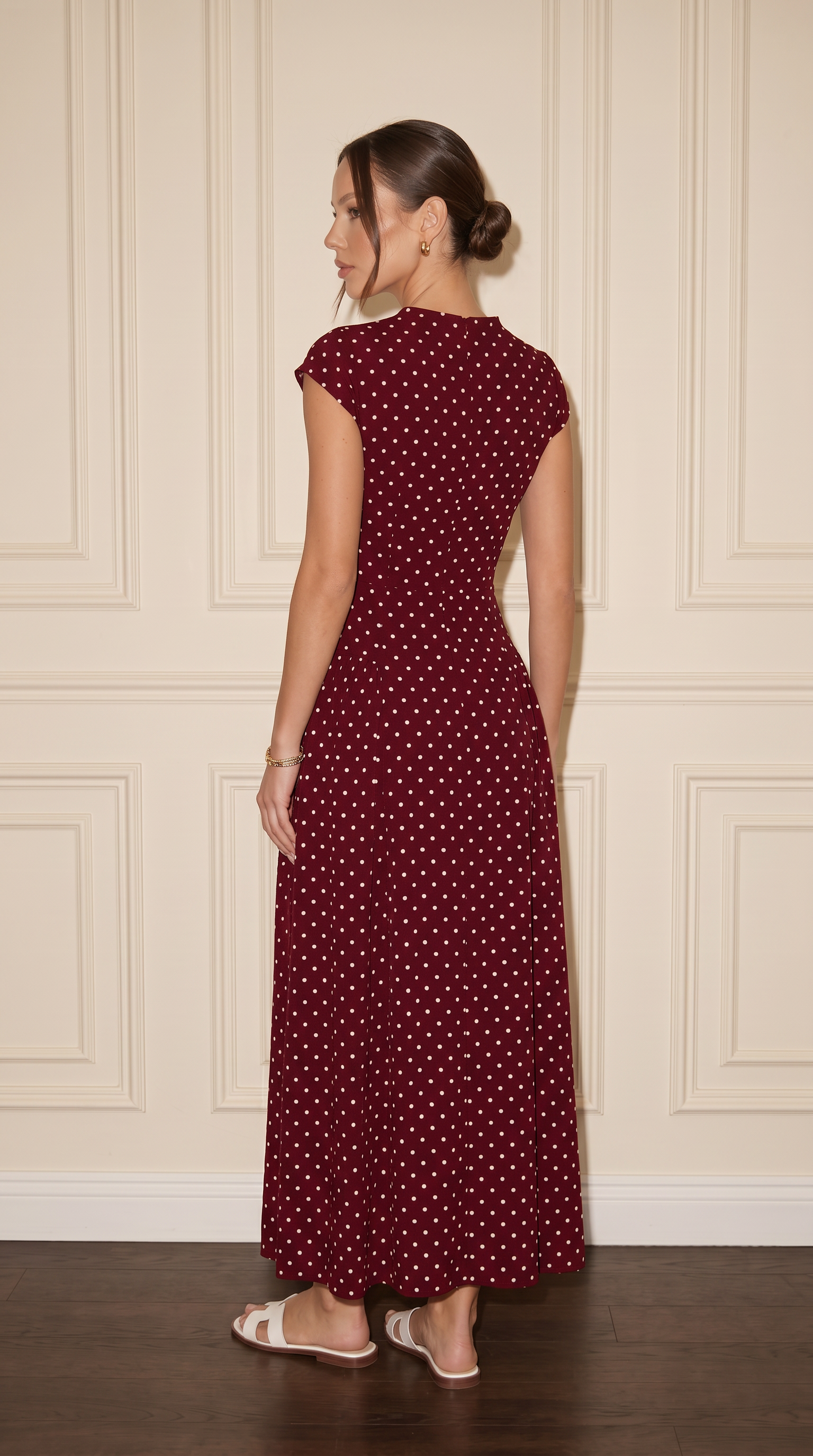 LAYAN Polka Dot Dress