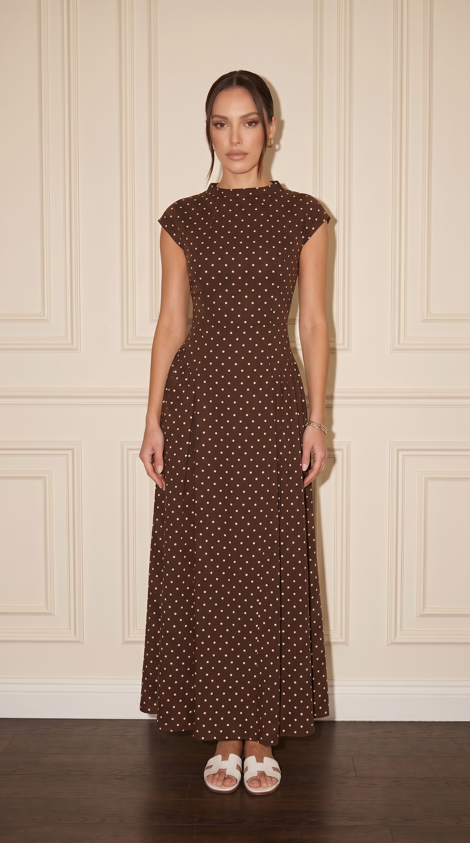 LAYAN Polka Dot Dress