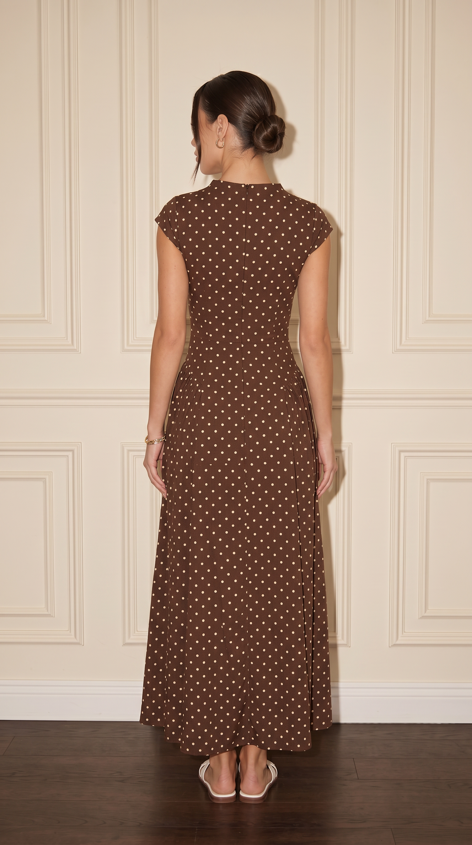 LAYAN Polka Dot Dress