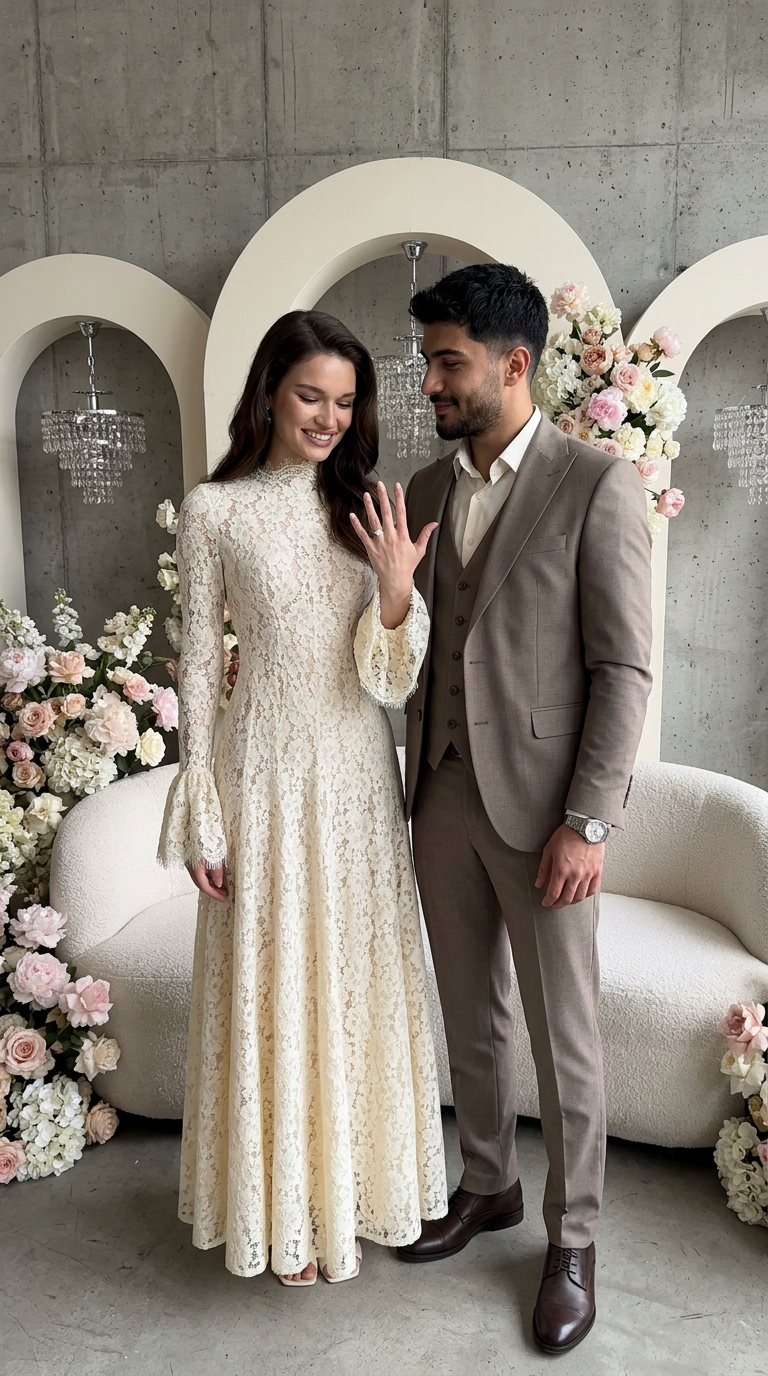 AYLIN Lace Maxi Dress
