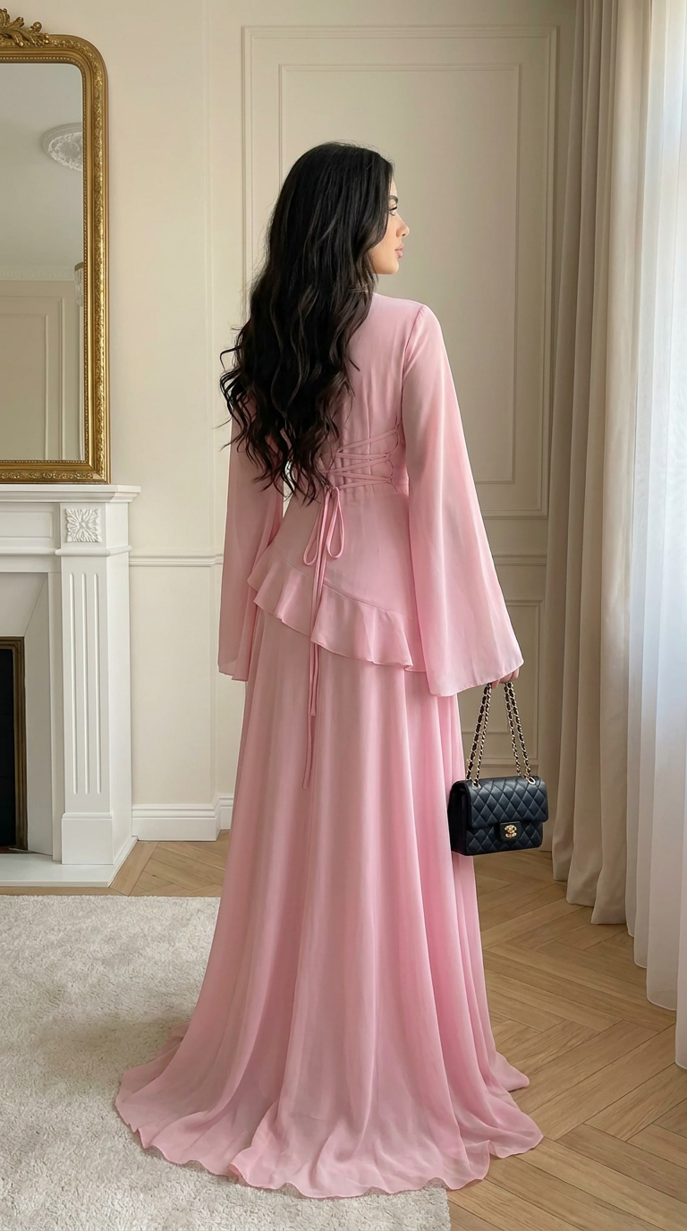 VEELYA - Chiffon Maxi Dress