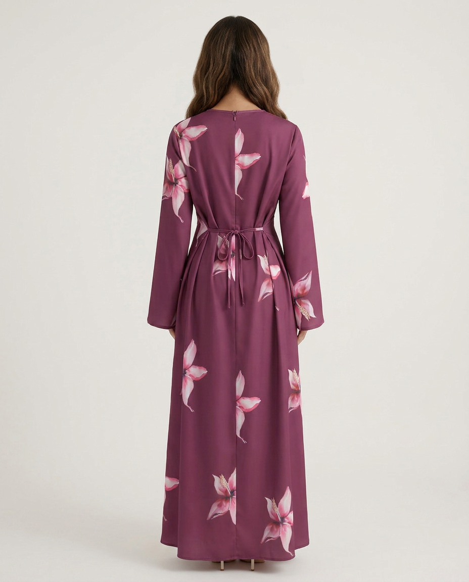 YASMINE Floral Maxi Dress