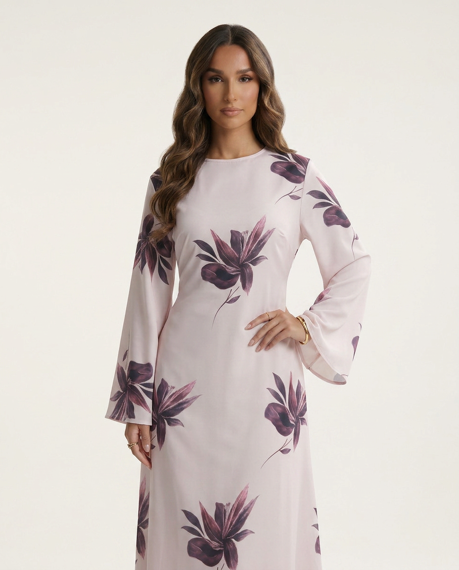 YASMINE Floral Maxi Dress