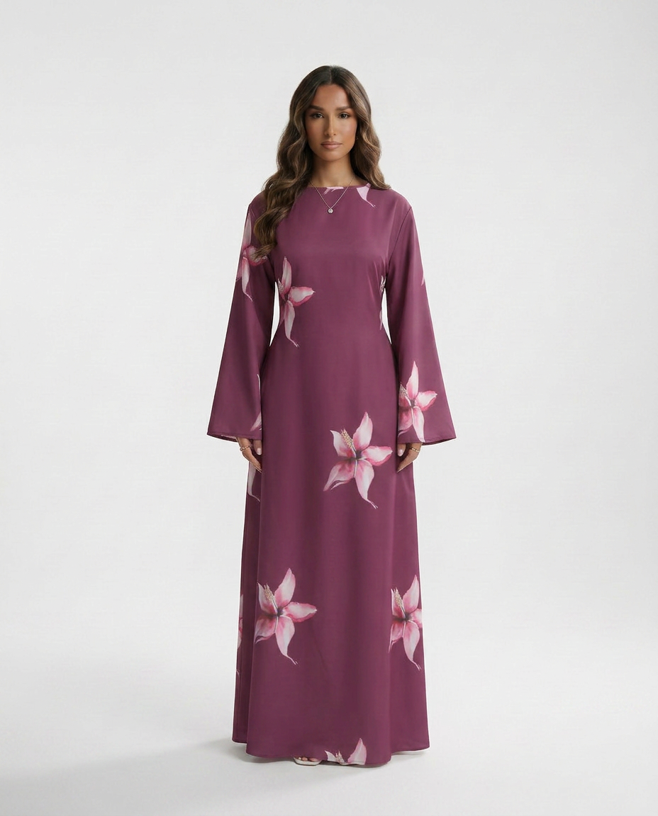 YASMINE Floral Maxi Dress