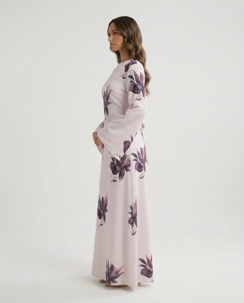 YASMINE Floral Maxi Dress