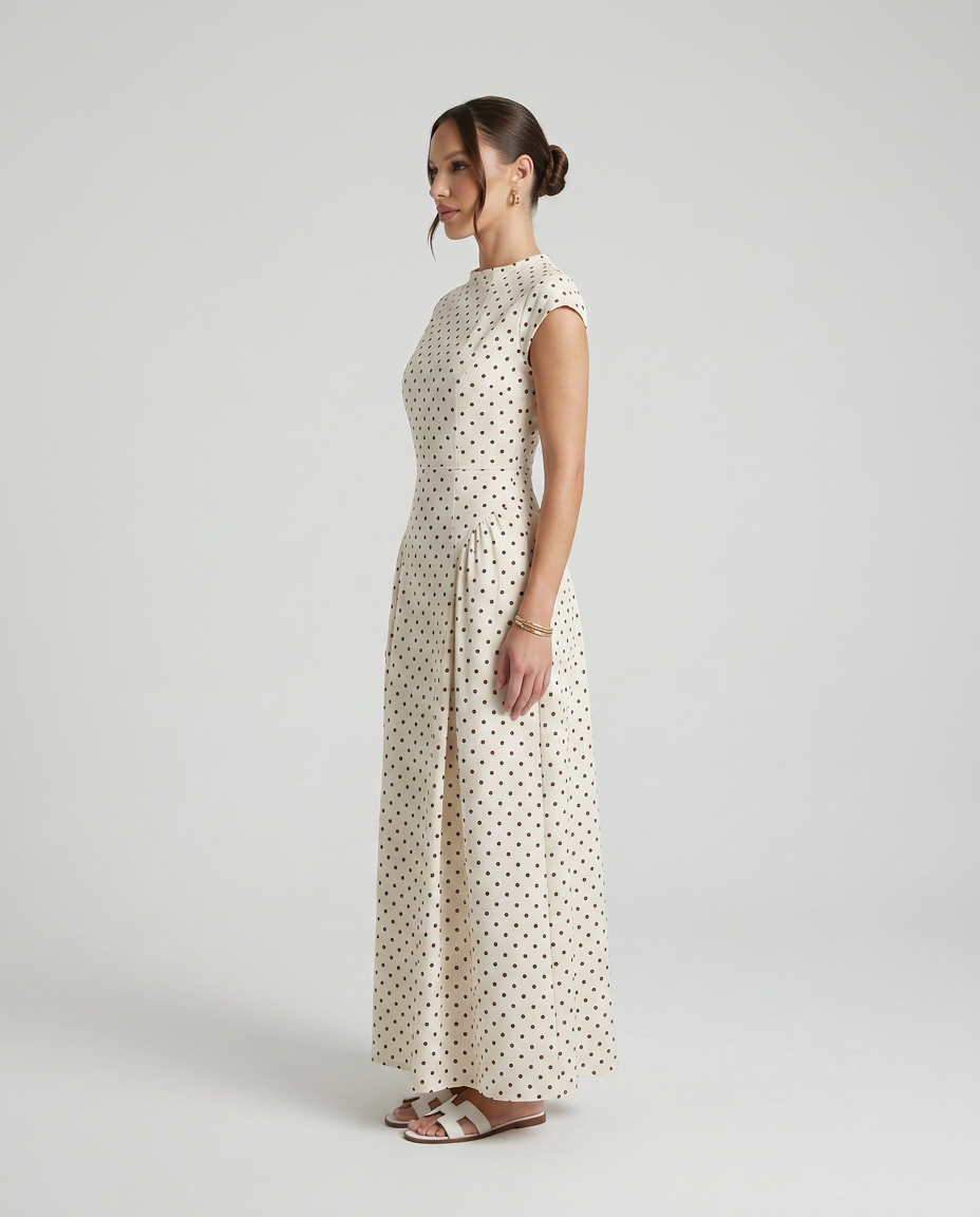LAYAN Polka Dot Dress